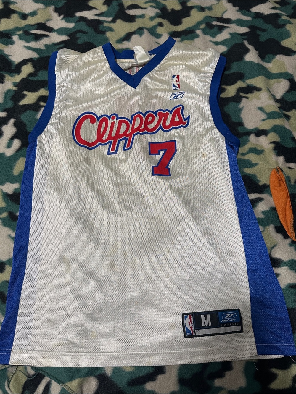 Reebok Lamar Odom #7 Los Angeles Clippers Jersey